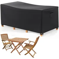 Rngcpto Abdeckung Gartenmöbel Winterfest Abdeckplane Gartenmöbel 125x63x74cm Wasserdicht Gartentisch