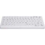 Active Key kompakte Hygiene Tastatur USB Weiß DE