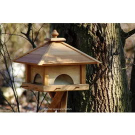 Dobar Großes Eiche-Vogelfutterhaus natur