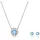 Swarovski Ketten-Set 5480485 Silber / Kristall, Messing, Silber
