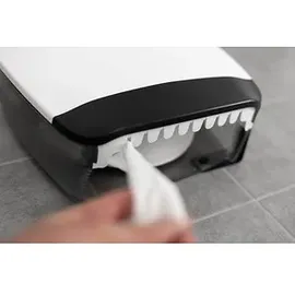 Katrin Toilettenpapierspender S 82117 schwarz, weiß Kunststoff, 1 St.