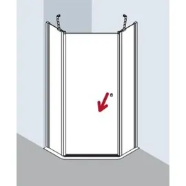 Kermi Ibiza 2000 Schwingtür, mit Festfeld, I259L100201PK, I259L
