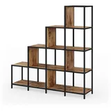 Vicco Fyrk Büroschrank 120 x 120 x 30 cm schwarz
