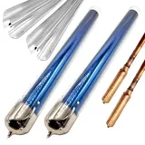 „2er-Set Ersatzröhren Ø58 mm Vakuumröhrenkollektoren 1800 mm Heatpipe 14 mm