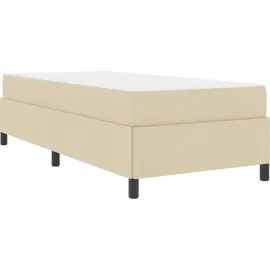vidaXL Boxspringbett 90 x 200 cm Creme