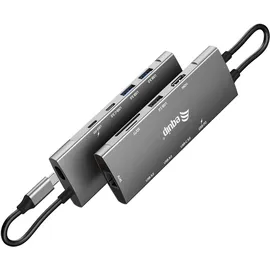 Equip Dock USB-C->HDMI Gigabit LAN, USB 3.2 GEN1, SD/TF, 100W USB PD