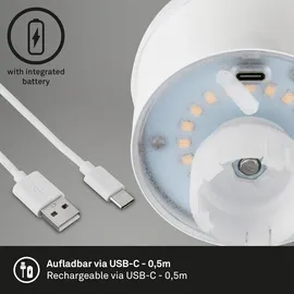 Brilo Akku-Flaschenlicht Flaska Gold-Matt 2,6W