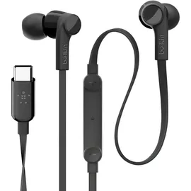 Belkin Rockstar Kopfhörer USB-C schwarz