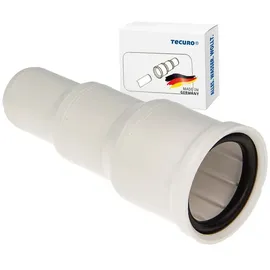 tecuro Bergangsstutzen - Reduzierung Von Ø 50 - 40 - 32 Mm - Ks-weiß - Tecuro