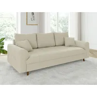s-style möbel 3-SITZER-SOFA Alma Beige Cord