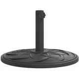 vidaXL Sonnenschirmständer für Ø38/48 mm Mast 12 kg Rund