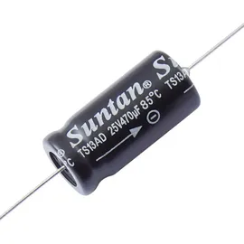 Suntan TS13AE1E471MSB000R Elektrolyt-Kondensator axial bedrahtet 470 μF 25 V 0.2 % x L) B) x