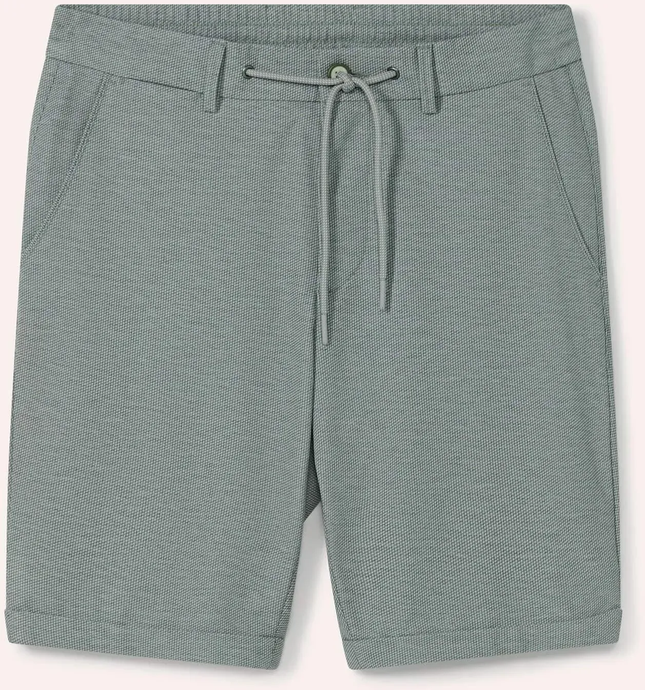 Walbusch Herren Jersey Shorts Grün minimal