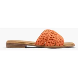 Pantolette - Damen - orange - 42