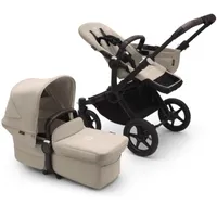 Bugaboo Donkey 5 Mono Kinderwagen, umbaubar zum Doppel- oder Zwillingskinderwagen, verbessertes Design, wendbarer Sitz, Ein-Hand-Lenkung und extra viel Stauraum, Desert Taupe