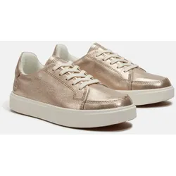 Sneaker TIMBERLAND "NOTFOUND LOW LACE UP SNEAKER", Gr. 39, gold (gold metallic), Textil, sportlich, Schuhe