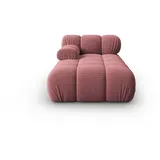 micadoni Recamiere Bellis, Chaise Longue 1-Sitzer Modul rosa