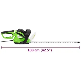 vidaXL Elektro Heckenschere 61 cm 750 W 149207
