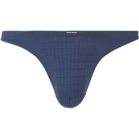 Bruno Banani Check Line 2.0 String Blau kariert M 2er Pack