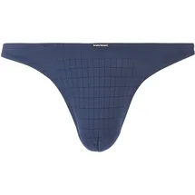 Bruno Banani Check Line 2.0 String Blau kariert M 2er Pack