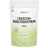 Nutri + nutri+ Crea Express - Creatin Creapure mit Maltodextrin Pulver 500 g
