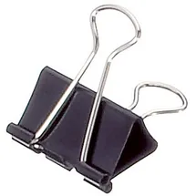 SOENNECKEN Foldbackklemmer 1565 32x14mm schwarz 12 St./Pack.
