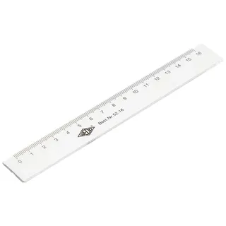 Wedo Lineal 5216 18,0 cm, transparent