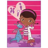 Teppich Kinderteppich Doc McStuffins & Fluffy Spielteppich 95x133 cm lila