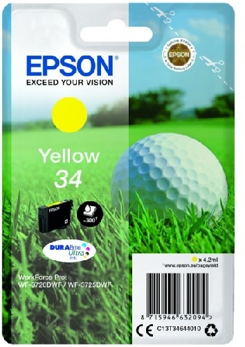 Epson Original Tintenpatrone gelb C13T34644010
