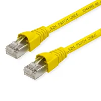 Telegärtner Patchkabel S/FTP, Kat.6A, LSOH, gelb, 7 m