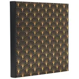 Exacompta Fotoalbum 60 schwarze Seiten Néo Déco - Schwarz