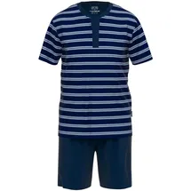 CECEBA Pyjama Philadelphia Blau/Weiß 3XL