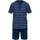 CECEBA Pyjama Philadelphia Blau/Weiß 3XL