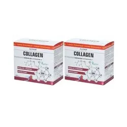 ERIC FAVRE Collagen Peptan en poudre - Collagène marin hydrolysé et enrichi vitamine C Sachet(S) 2x20x8 g
