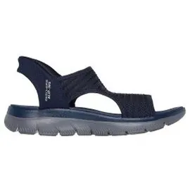 SKECHERS Damen Summits Sandal Sweetly Evolved, Navy Knit, 40 EU - Blau -
