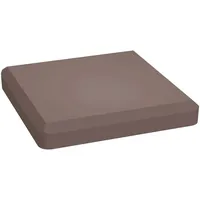 GROJA Pfostenkappe 10 x 10 cm Braun/Grau/Orange