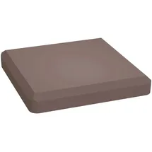 GROJA Pfostenkappe 10 x 10 cm Braun/Grau/Orange