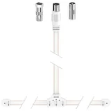 Hama DAB+-Wurfantenne Antennenkabel DAB+FM (Radio, Stecker auf Stecker, 1,75 m),