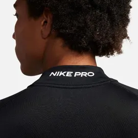 Nike Pro Dri-FIT Warm Mock Herren Sweatshirt, schwarz XL