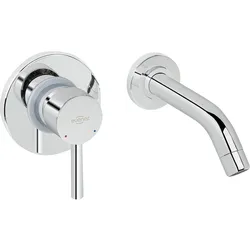Unterputz-Wand-Waschtischmischer Live 2.0 (Ausführung: Wand-Waschtischmischer Live 2.0 Ausladung 169 mm mit Wandeinbaukörper chrom)