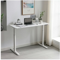 pro.tec Schreibtisch, »Arogno« Höhenverstellbarer Tisch 120 x 60 cm Weiß weiß 120 cm x 117 cm x 60 cm