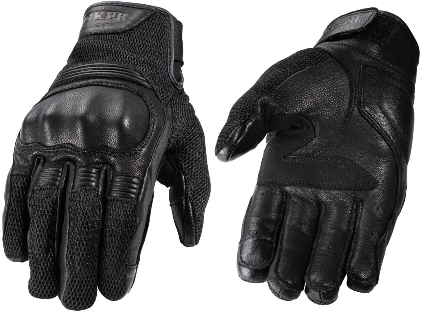 Rokker Austin Mesh Motorrad Handschuhe, schwarz, Größe XS für Männer