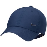 Nike Dri-FIT Club Metall-Swoosh-Cap Midnight Navy/Metallic Silver M/L