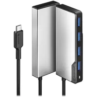 Alogic USB-C Fusion SWIFT 4-in-1 Hub Space Grey