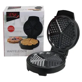 DESKI Waffeleisen DESKI Edelstahl schwarz