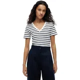 Tommy Hilfiger Cody V-Neck Kurzarm-T-Shirt Breton/Ecu/Dark Night Navy S