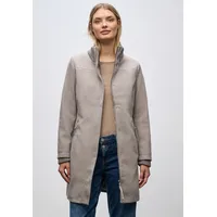 STREET ONE Mantel mit Strickdetails, Sandy Mocca Mel, 42