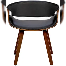 CLP Esszimmerstuhl Foley I Mit Armlehne Und Holzgestell I Küchenstuhl Und Wohnzimmerstuhl