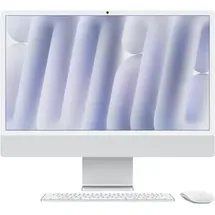 Apple iMac 24" Retina 4,5K Display 2024 M4 16 GB RAM 256 GB SSD 8-Core GPU Silber CZ1E2-0000010