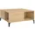 vidaXL Couchtisch Braun Eiche 80 x 80 x 36,5 cm